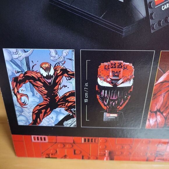 LEGO Marvel Spider-Man Carnage Building Kit Helmet 76199 - Picture 6 of 12